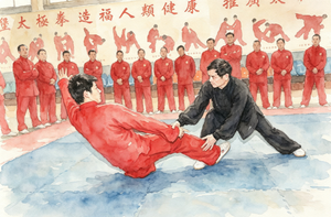 Read more about the article Taiji Push Hands (Tuishou): Principles, Methods, and Techniques of Traditional Zhaobao Taijiquan